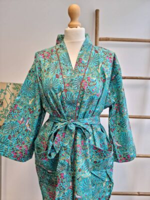 Pure Cotton Kimono in Exotic look - Image 4