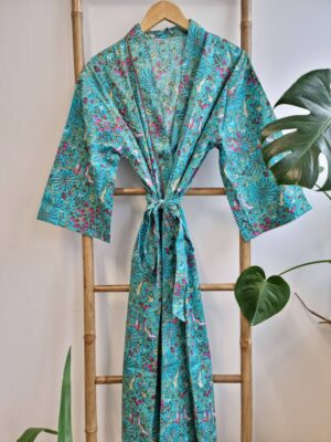 Pure Cotton Kimono in Exotic look - Image 5