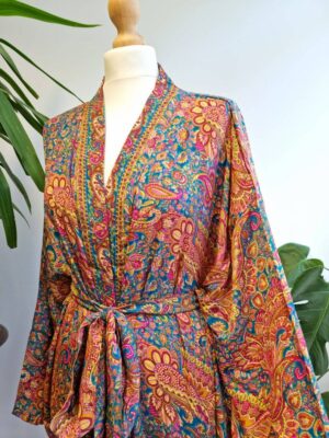 Silk blended Stylish Kimono- ecofriendly fashion - Image 4