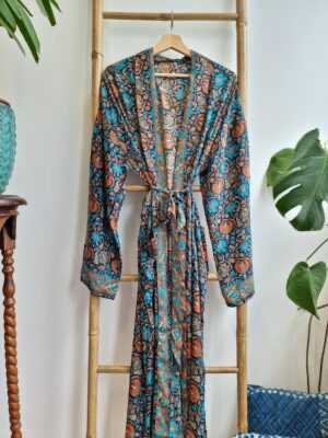 Stylish Men's Silk Boho Kimonos - Image 7