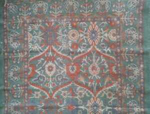 6ft x 4ft Vintage Style Cotton Handwoven Dhurrie Rug in Bohemian Geometric Carpet - Image 4