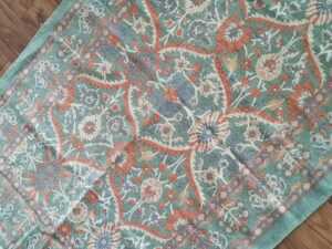 6ft x 4ft Vintage Style Cotton Handwoven Dhurrie Rug in Bohemian Geometric Carpet - Image 5