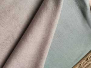 Wool Ombre Pashmina Unisex Reversible Scarf in sea green Blush - Image 6