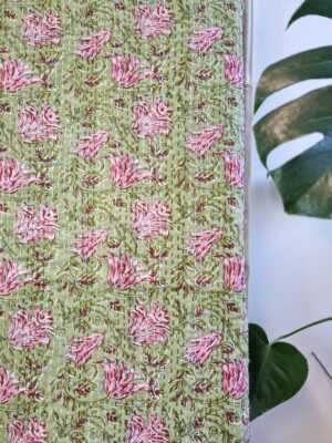 Kantha Pure Cotton Reversible Throw Elegant mix shade - Image 2