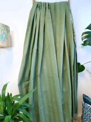 Kantha Pure Cotton Reversible Throw Elegant mix shade - Image 4