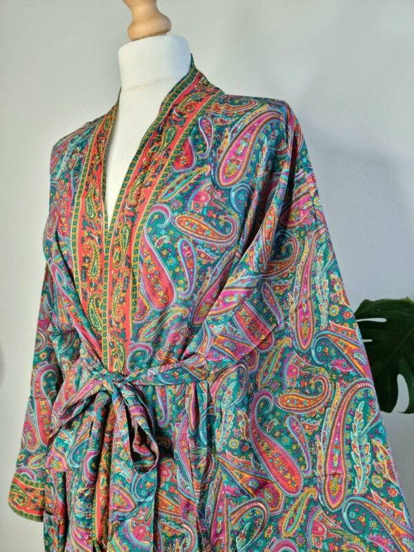Classy New Silk Sari Kimono