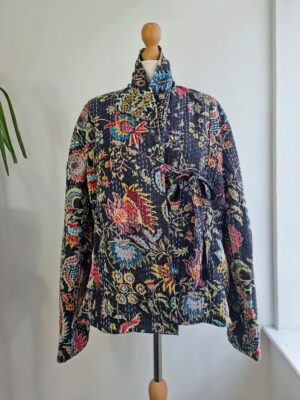 Kantha Reversible jacket in Japanese style - Image 3