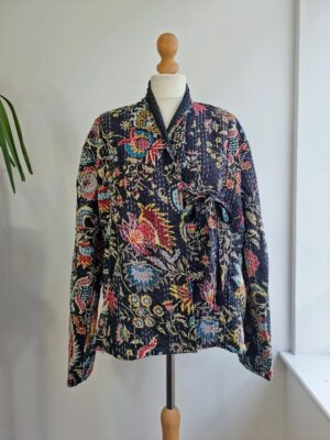 Kantha Reversible jacket in Japanese style - Image 4