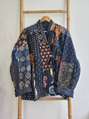 Bohemian black reversible jacket- Unisex