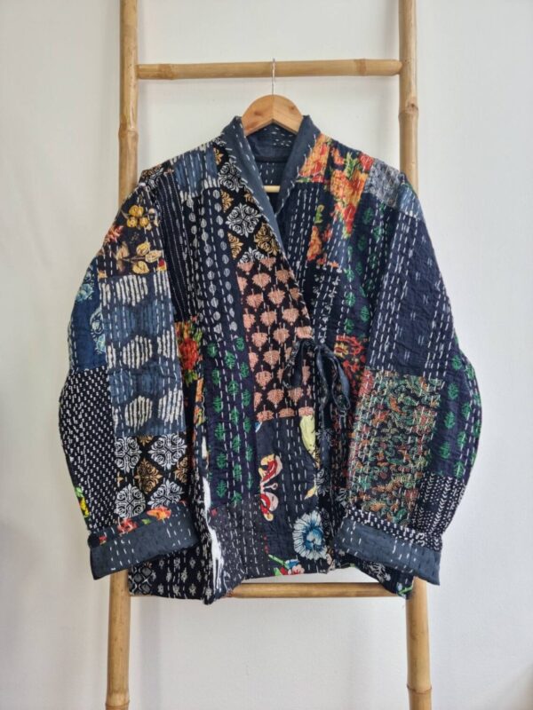 Bohemian black reversible jacket- Unisex