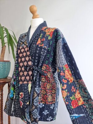 Bohemian black reversible jacket- Unisex - Image 2
