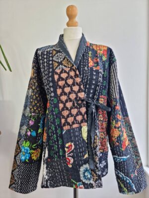 Bohemian black reversible jacket- Unisex - Image 5