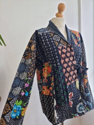 Bohemian black reversible jacket- Unisex - Image 6