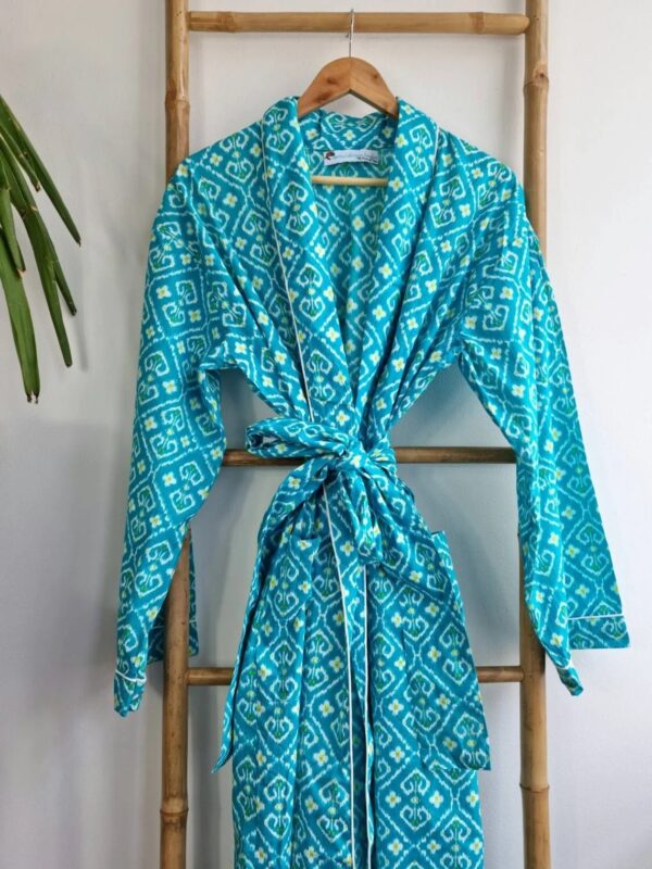 Cotton Block print Boho Kimono Men's
