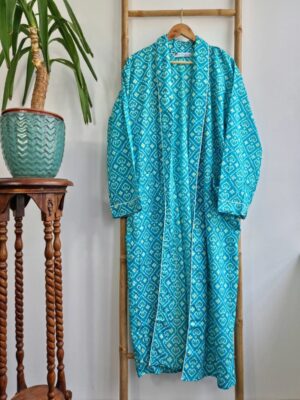 Cotton Block print Boho Kimono Men's - Image 2