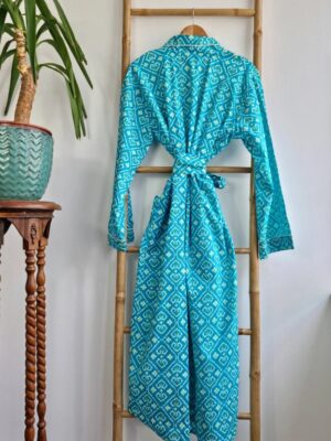 Cotton Block print Boho Kimono Men's - Image 3