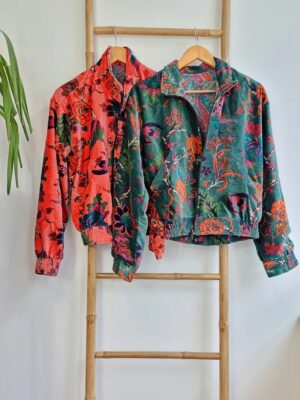 Luxury Velvet Boho Quirky Floral Layer Dinner Chic Jacket Bolero Festival Autumn Winter Christmas Gift | Elegant Royal Emerald Green - Image 8