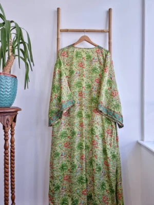 New Silk Boho Kimono in Digital Print- Summer vibes - Image 5
