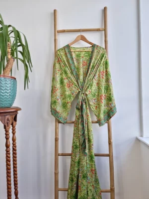 New Silk Boho Kimono in Digital Print- Summer vibes - Image 6