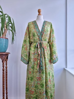 New Silk Boho Kimono in Digital Print- Summer vibes - Image 8