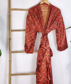 Gorgeous Persian inspired ajrakh print Simply onto Mashru is the Best of Both Fabric worlds , Silk and Cotton. - Image 8