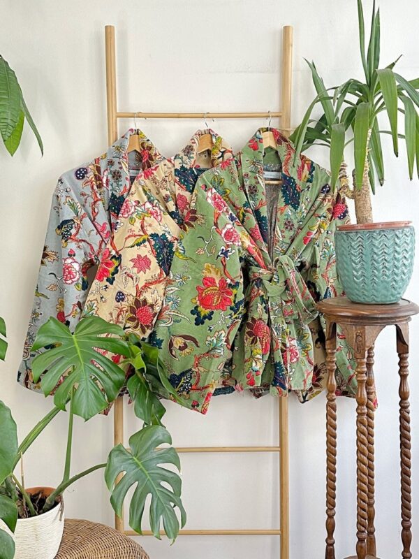Luxury Velvet Boho Quirky Floral Layer Dinner Chic Coat Bomber Jacket Bolero Spring Lover Cosy Gift | Elegant Bright Beige Pink Teal